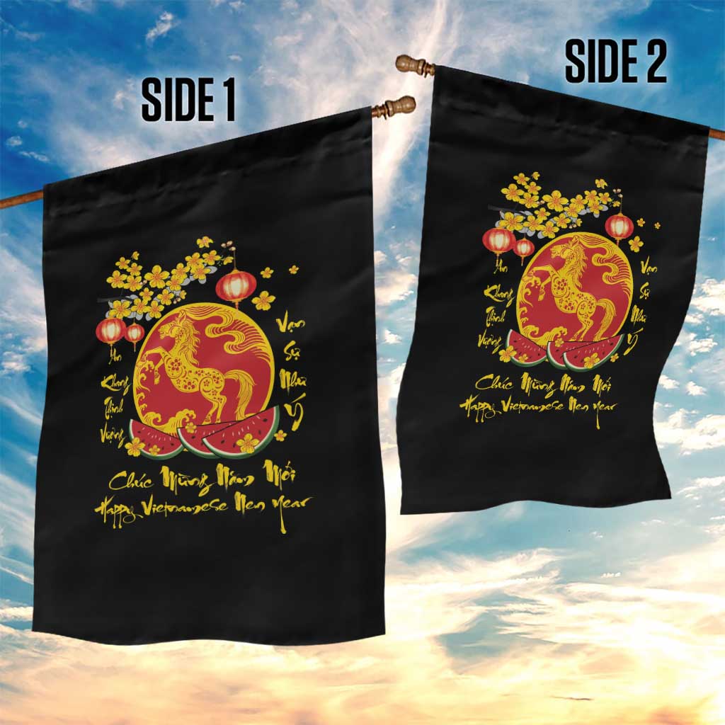 Vietnamese Lunar New Year 2026 Garden Flag Chuc Mung Nam Moi Tet Holiday Horse Zodiac TS11 Print Your Wear