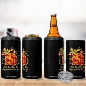 Vietnamese Lunar New Year 2026 4 in 1 Can Cooler Tumbler Chuc Mung Nam Moi Tet Holiday Horse Zodiac TS11 Print Your Wear