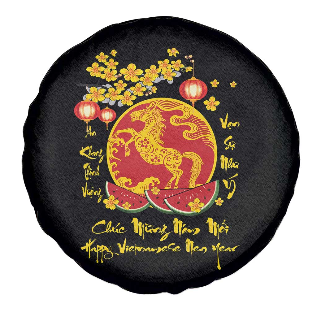 Vietnamese Lunar New Year 2026 Spare Tire Cover Chuc Mung Nam Moi Tet Holiday Horse Zodiac TS11 Print Your Wear