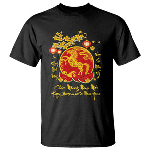 Vietnamese Lunar New Year 2026 T Shirt Chuc Mung Nam Moi Tet Holiday Horse Zodiac TS11 Black Print Your Wear