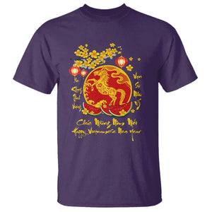 Vietnamese Lunar New Year 2026 T Shirt Chuc Mung Nam Moi Tet Holiday Horse Zodiac TS11 Purple Print Your Wear