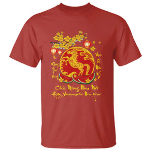 Vietnamese Lunar New Year 2026 T Shirt Chuc Mung Nam Moi Tet Holiday Horse Zodiac TS11 Red Print Your Wear