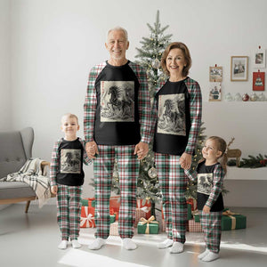 Japanese New Year 2026 Plaid Pajama Set Year Of The Horse Tsunami Ukiyo e Art TS11 Christmas Plaid Print Your Wear