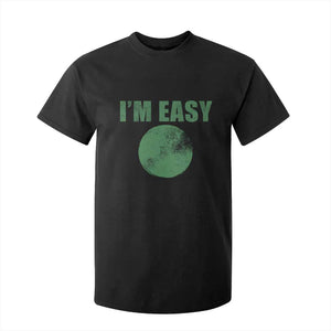 Funny I'm Easy Snowboard Ski T Shirt For Kid Green Circle Retro Mountain Sign TS11 Black Print Your Wear