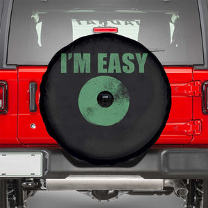 Funny I'm Easy Snowboard Ski Spare Tire Cover Green Circle Retro Mountain Sign TS11 Black Print Your Wear