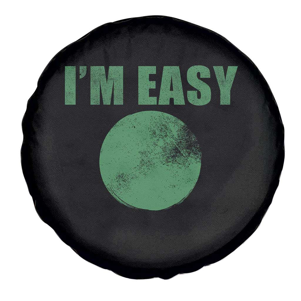 Funny I'm Easy Snowboard Ski Spare Tire Cover Green Circle Retro Mountain Sign TS11 Print Your Wear