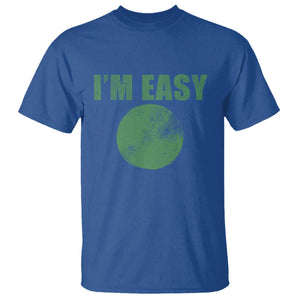 Funny I'm Easy Snowboard Ski T Shirt Green Circle Retro Mountain Sign TS11 Royal Blue Print Your Wear