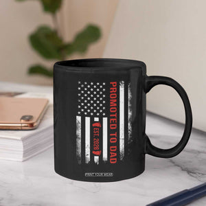Promoted To Dad Est 2026 Coffee Mug New Dad 2026 Baby Announcement TS11 Print Your Wear