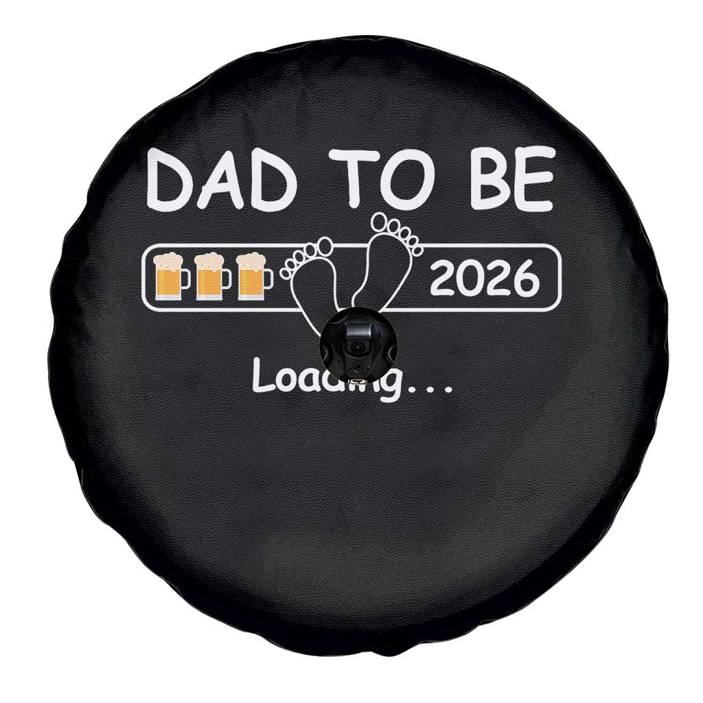 Funny Dad To Be 2026 Loading Spare Tire Cover New Dad Beer Lover TS11 Print Your Wear