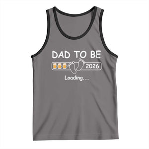 Funny Dad To Be 2026 Loading Tank Top New Dad Beer Lover TS11 Deep Heather Black Print Your Wear