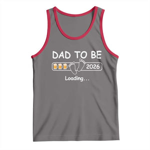 Funny Dad To Be 2026 Loading Tank Top New Dad Beer Lover TS11 Deep Heather Red Print Your Wear