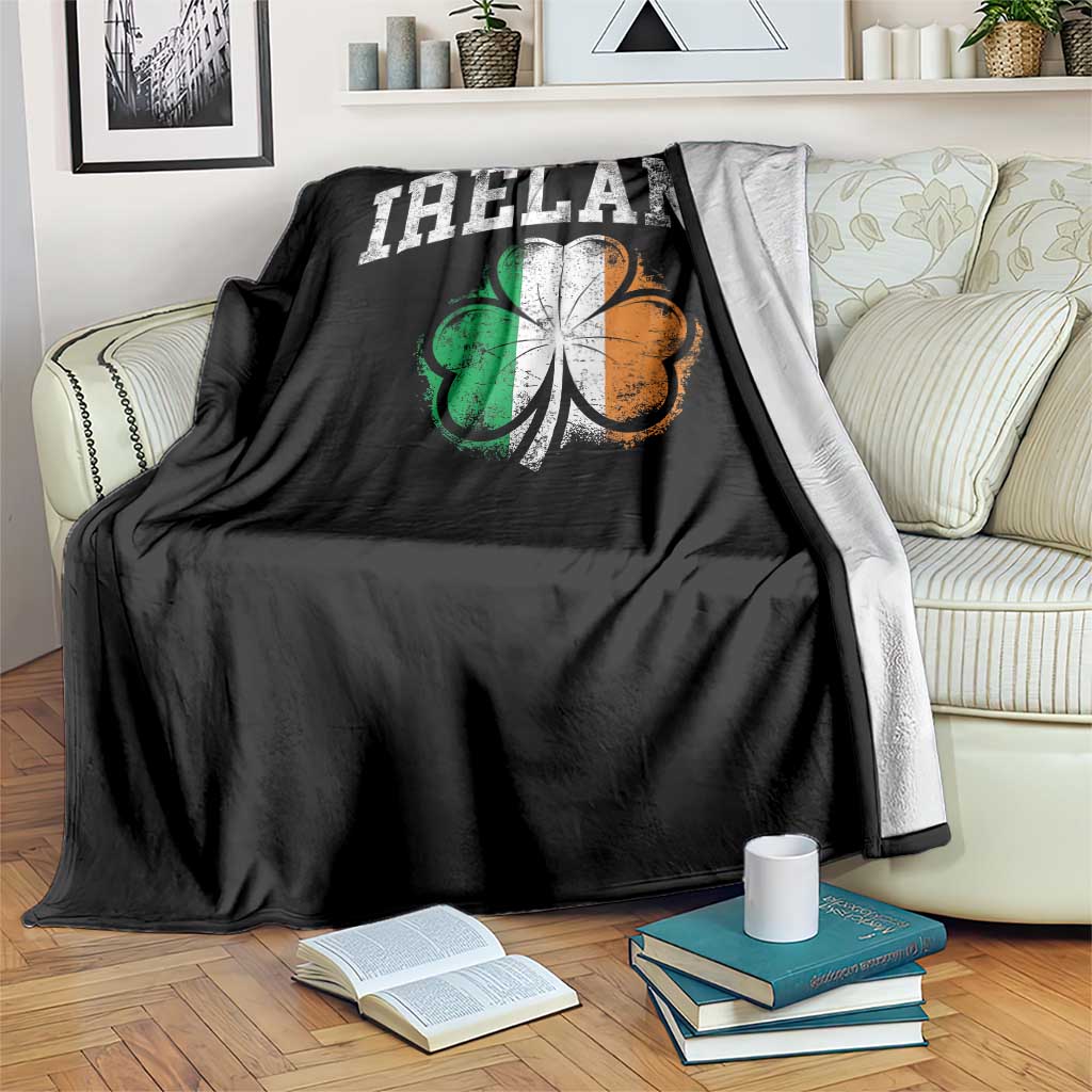 Irish Pride Throw Blanket Ireland Shamrock Flag St Patricks Day TS11 Print Your Wear