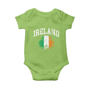 Irish Pride Baby Onesie Ireland Shamrock Flag St Patricks Day TS11 Lime Print Your Wear