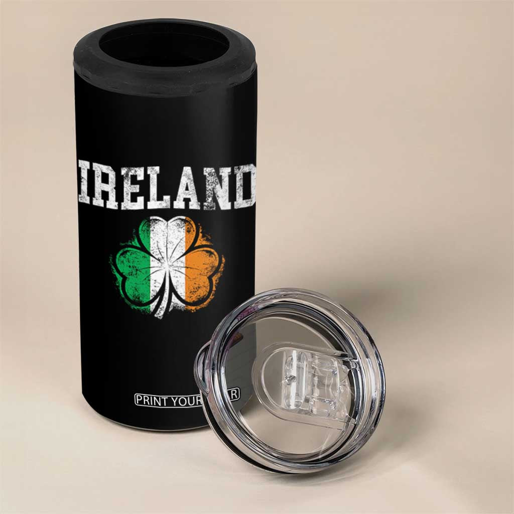 Irish Pride 4 in 1 Can Cooler Tumbler Ireland Shamrock Flag St Patricks Day TS11 Print Your Wear