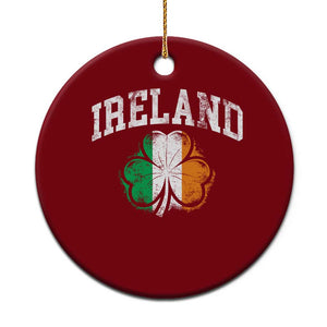 Irish Pride Ceramic Ornament Ireland Shamrock Flag St Patricks Day TS11 1pc Red Print Your Wear