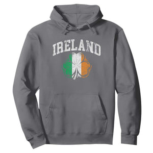 Irish Pride Hoodie Ireland Shamrock Flag St Patricks Day TS11 Charcoal Print Your Wear