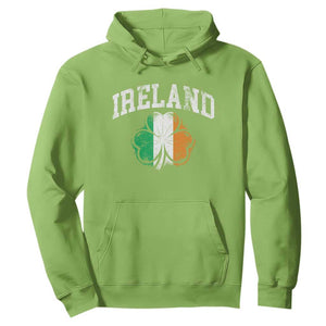 Irish Pride Hoodie Ireland Shamrock Flag St Patricks Day TS11 Lime Print Your Wear