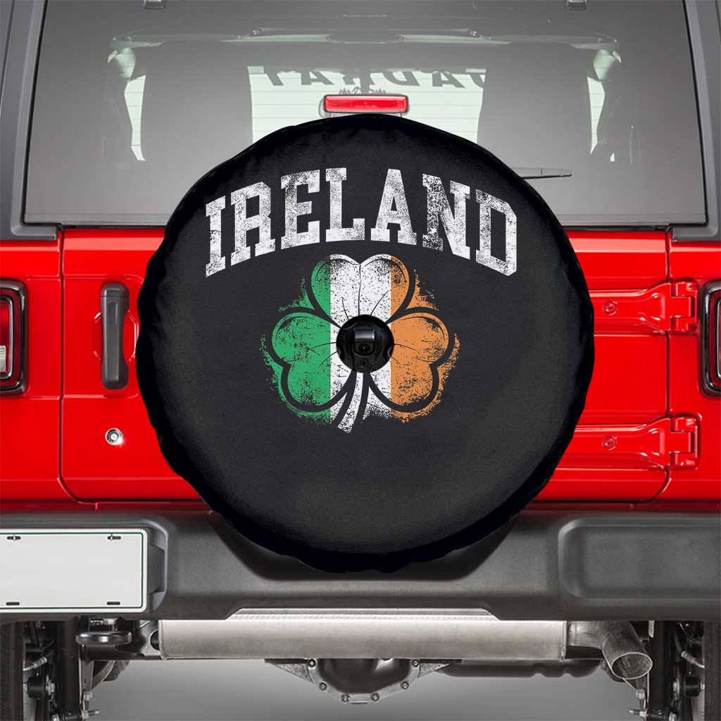 Irish Pride Spare Tire Cover Ireland Shamrock Flag St Patricks Day TS11 Black Print Your Wear