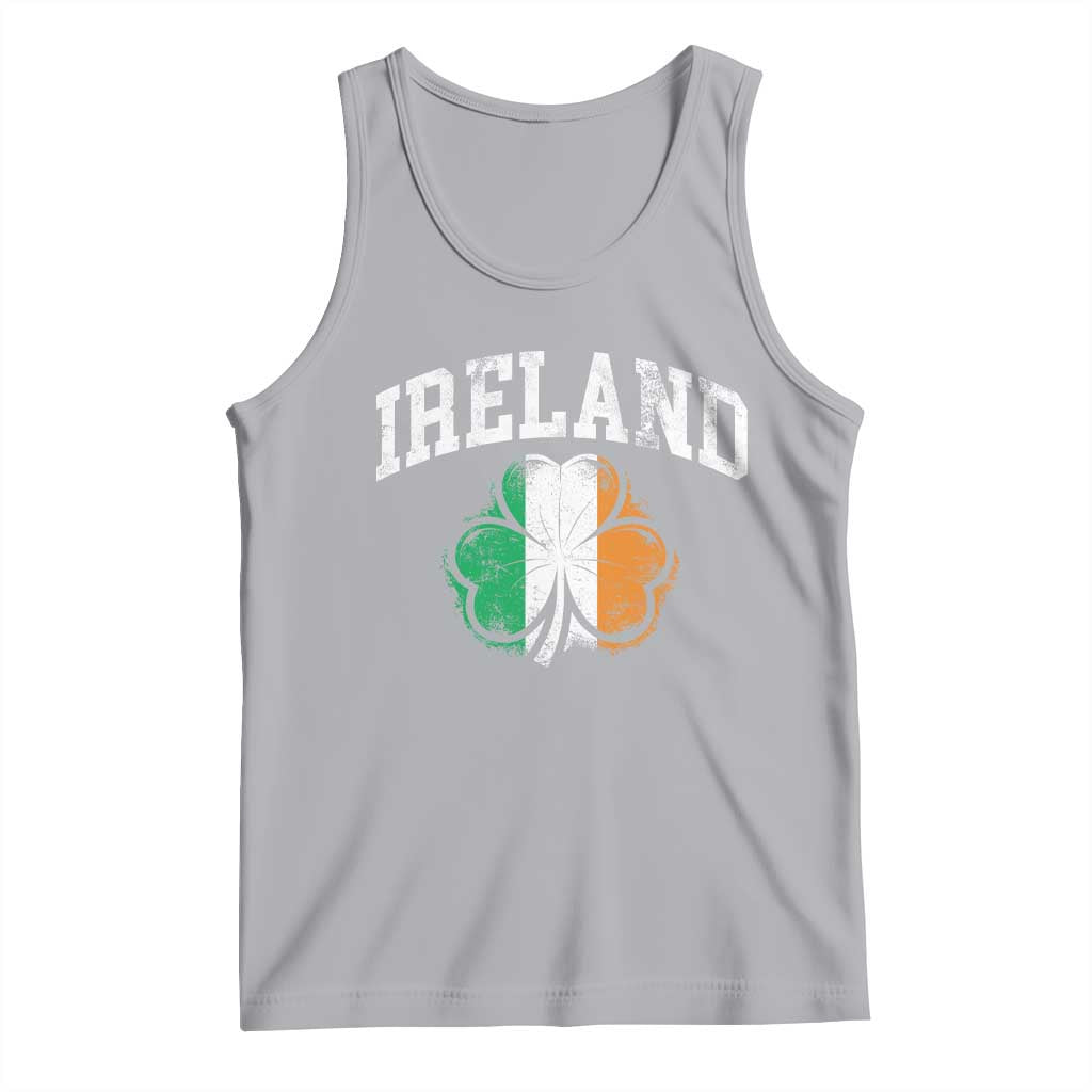 Irish Pride Tank Top Ireland Shamrock Flag St Patricks Day TS11 Athletic Heather Print Your Wear