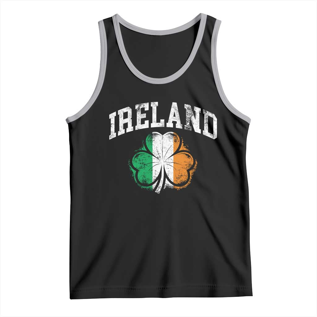 Irish Pride Tank Top Ireland Shamrock Flag St Patricks Day TS11 Black Athletic Heather Print Your Wear