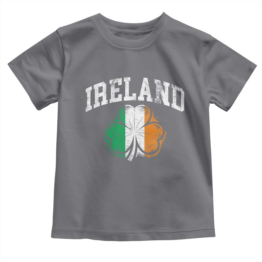 Irish Pride Toddler T Shirt Ireland Shamrock Flag St Patricks Day TS11 Charcoal Print Your Wear