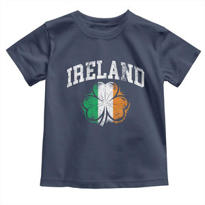 Irish Pride Toddler T Shirt Ireland Shamrock Flag St Patricks Day TS11 Navy Print Your Wear