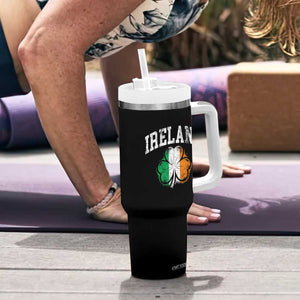 Irish Pride Tumbler With Handle Ireland Shamrock Flag St Patricks Day TS11 Print Your Wear