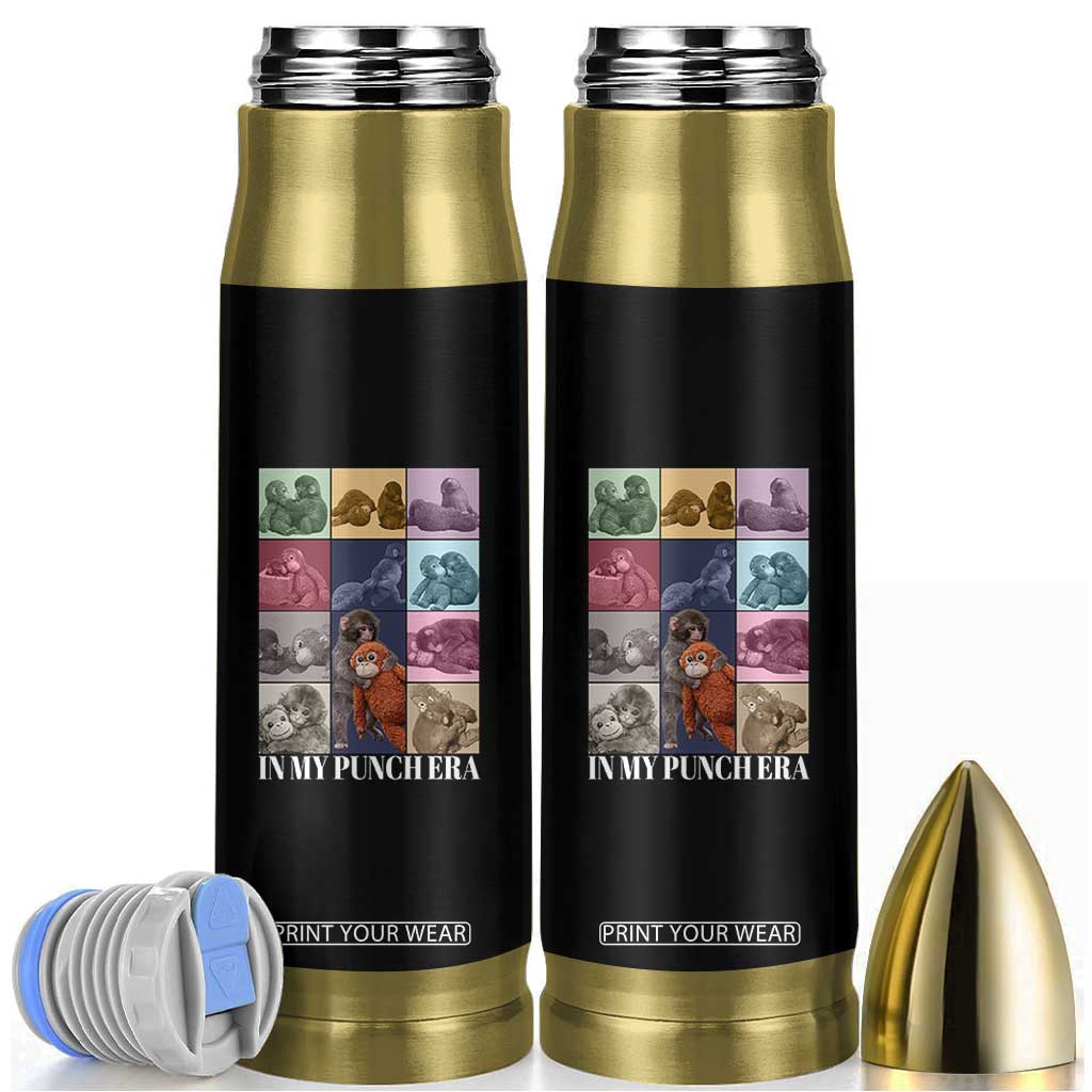 Punch The Monkey Bullet Tumbler In My Punch Era Baby Monkey Hugging Plush TS11 Black Print Your Wear