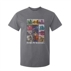 Punch The Monkey T Shirt For Kid In My Punch Era Baby Monkey Hugging Plush TS11 Charcoal Print Your Wear