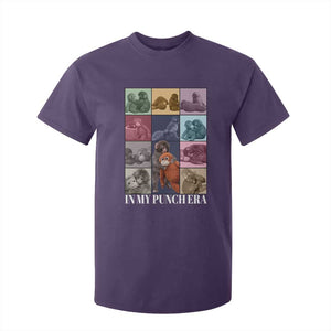 Punch The Monkey T Shirt For Kid In My Punch Era Baby Monkey Hugging Plush TS11 Purple Print Your Wear