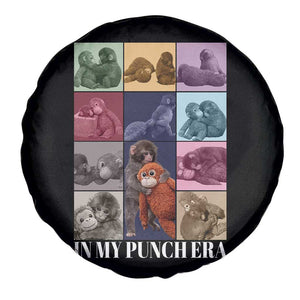 Punch The Monkey Spare Tire Cover In My Punch Era Baby Monkey Hugging Plush TS11 Print Your Wear