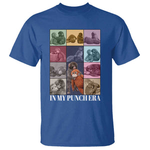 Punch The Monkey T Shirt In My Punch Era Baby Monkey Hugging Plush TS11 Royal Blue Print Your Wear