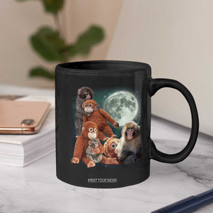 Baby Monkey Punch Coffee Mug Three Punch Moon Orange Toy TS11 Print Your Wear