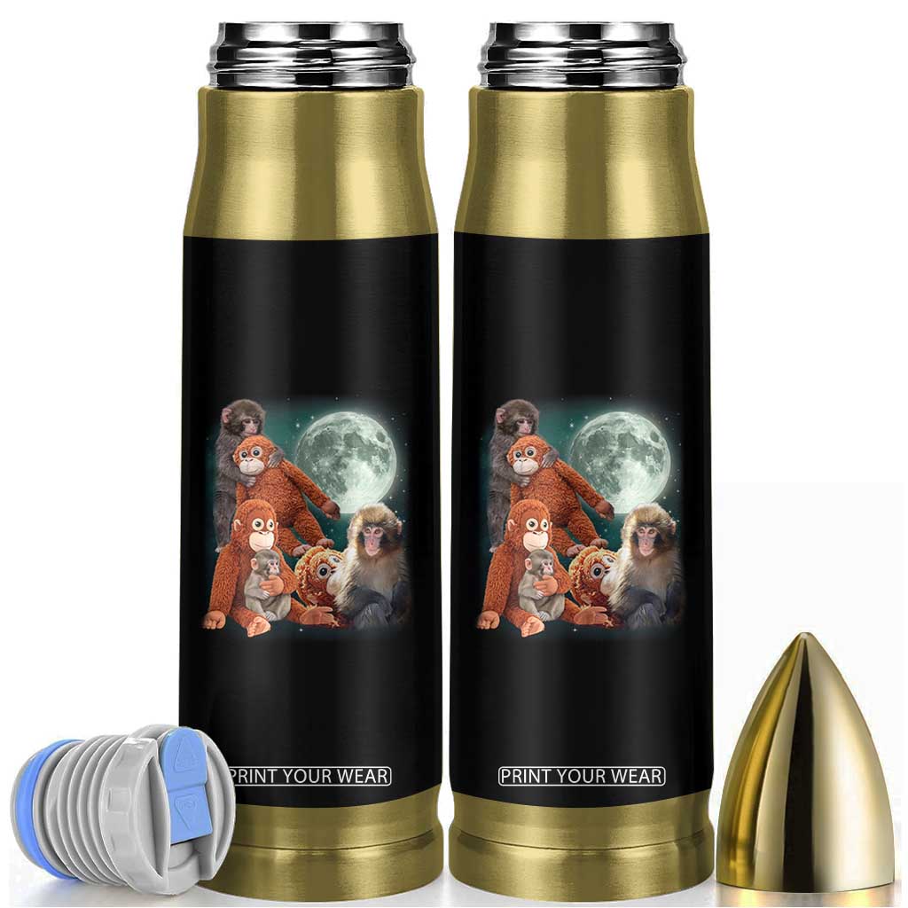 Baby Monkey Punch Bullet Tumbler Three Punch Moon Orange Toy TS11 Black Print Your Wear