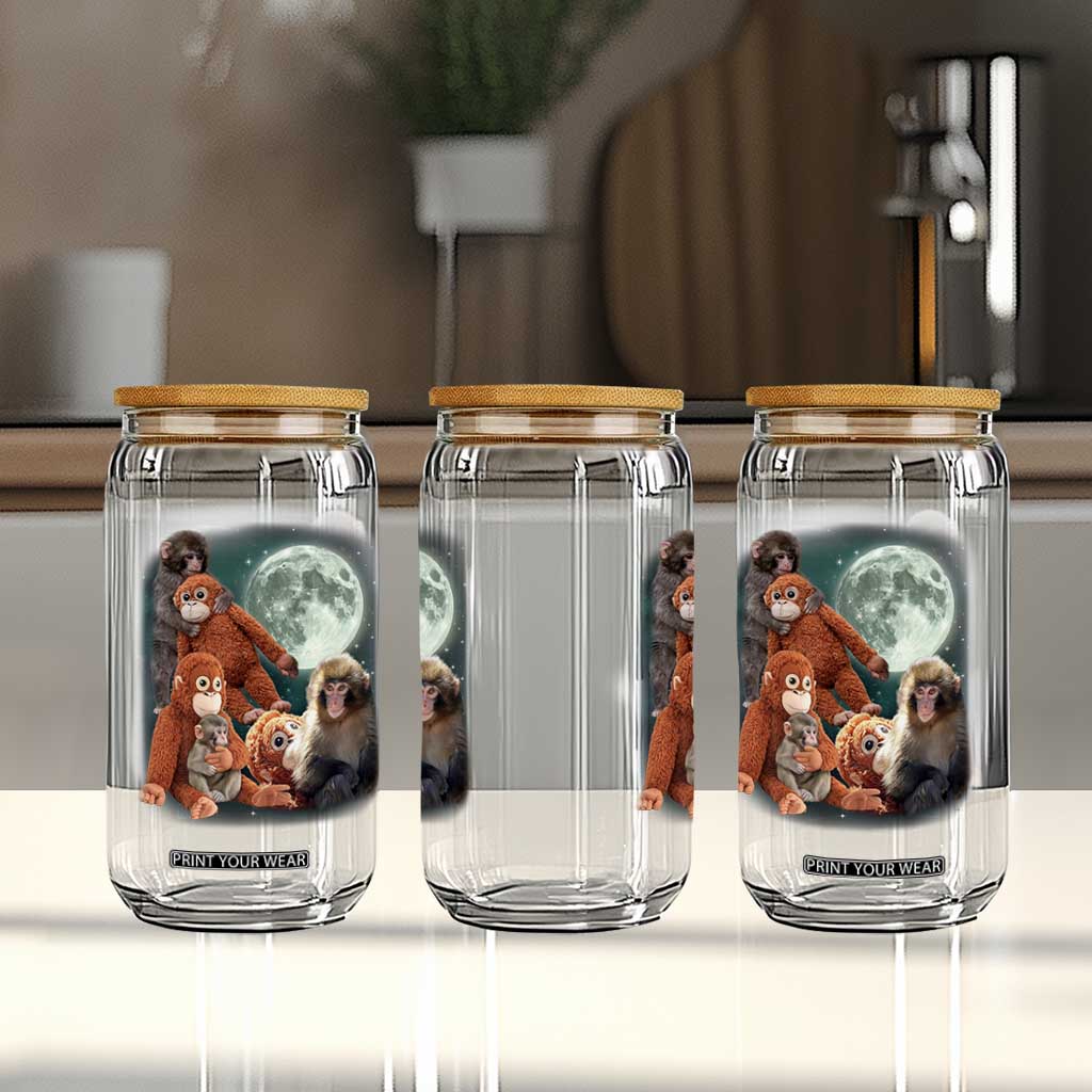 Baby Monkey Punch Glass Can Three Punch Moon Orange Toy TS11 Print Your Wear