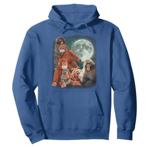 Baby Monkey Punch Hoodie Three Punch Moon Orange Toy TS11 Royal Blue Print Your Wear