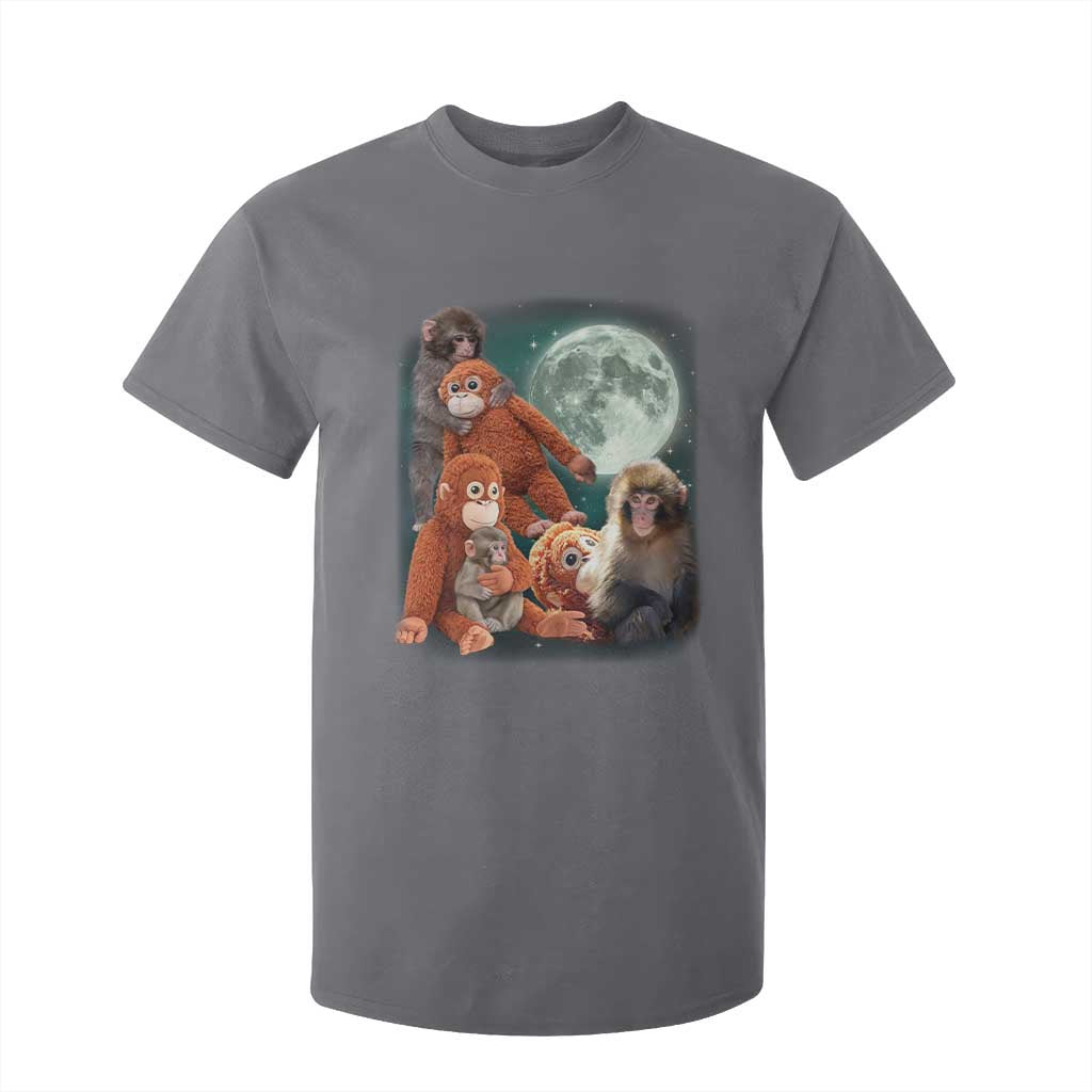 Baby Monkey Punch T Shirt For Kid Three Punch Moon Orange Toy TS11 Charcoal Print Your Wear