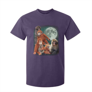 Baby Monkey Punch T Shirt For Kid Three Punch Moon Orange Toy TS11 Purple Print Your Wear