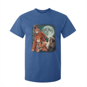Baby Monkey Punch T Shirt For Kid Three Punch Moon Orange Toy TS11 Royal Blue Print Your Wear