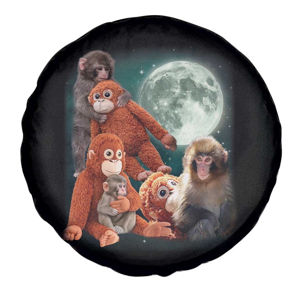 Baby Monkey Punch Spare Tire Cover Three Punch Moon Orange Toy TS11 Print Your Wear