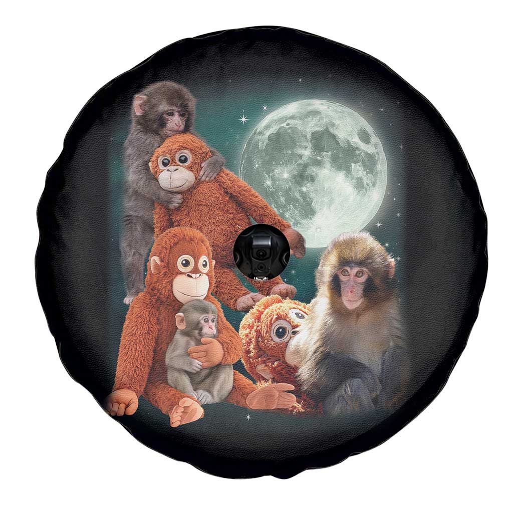 Baby Monkey Punch Spare Tire Cover Three Punch Moon Orange Toy TS11 Print Your Wear