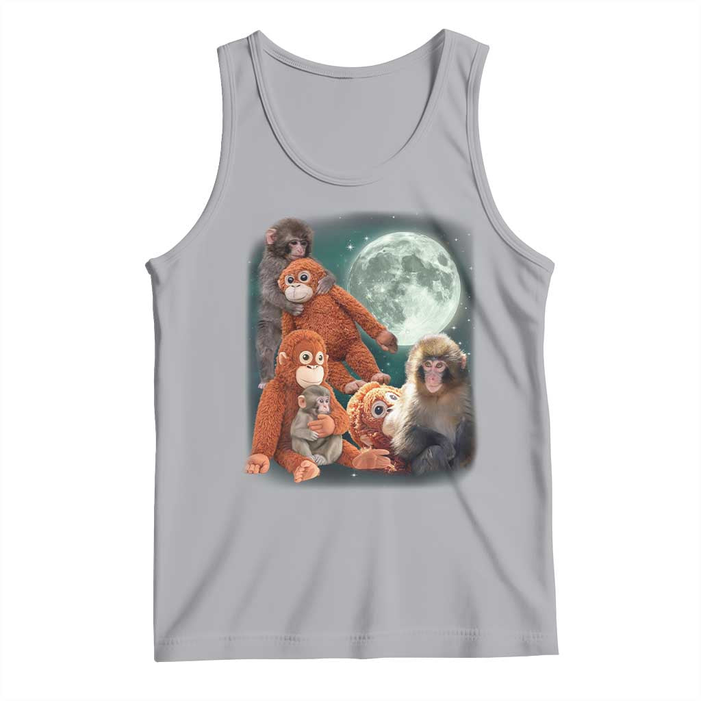 Baby Monkey Punch Tank Top Three Punch Moon Orange Toy TS11 Athletic Heather Print Your Wear