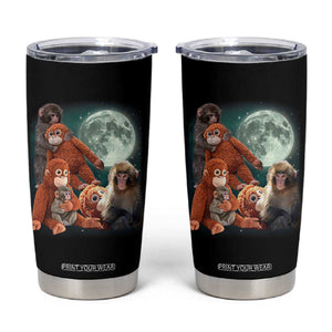 Baby Monkey Punch Tumbler Cup Three Punch Moon Orange Toy TS11 Black Print Your Wear