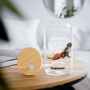 Ultimate I Have To Be Brave Baby Monkey Punch Glass Can TS11 Print Your Wear