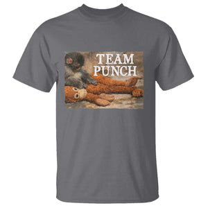 Team Punch Baby Monkey Plush Hugging Meme T Shirt