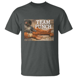 Team Punch Baby Monkey Plush Hugging Meme T Shirt