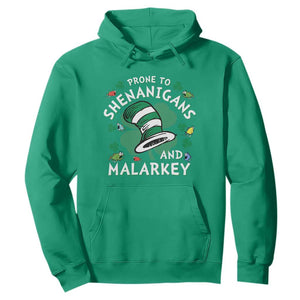 Funny Prone To Shenanigans And Malarkey Hoodie St Patricks Day Reading Hat TS11 Irish Green Print Your Wear