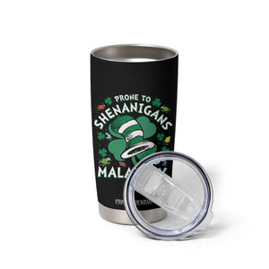 Funny Prone To Shenanigans And Malarkey Tumbler Cup St Patricks Day Reading Hat TS11 Print Your Wear
