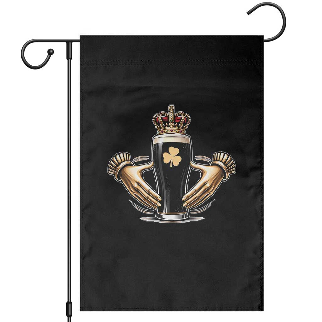 Irish Stout Claddagh Ring Beer Galway Ireland Souvenir Garden Flag TS11 Black Print Your Wear