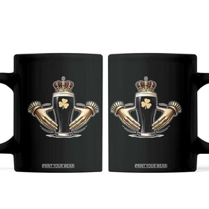 Irish Stout Claddagh Ring Beer Galway Ireland Souvenir Coffee Mug TS11 Black Print Your Wear